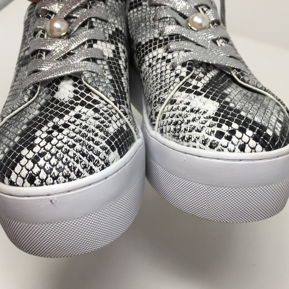 Iijin Python Print Vegan Leather Platform Sneaker - image 7